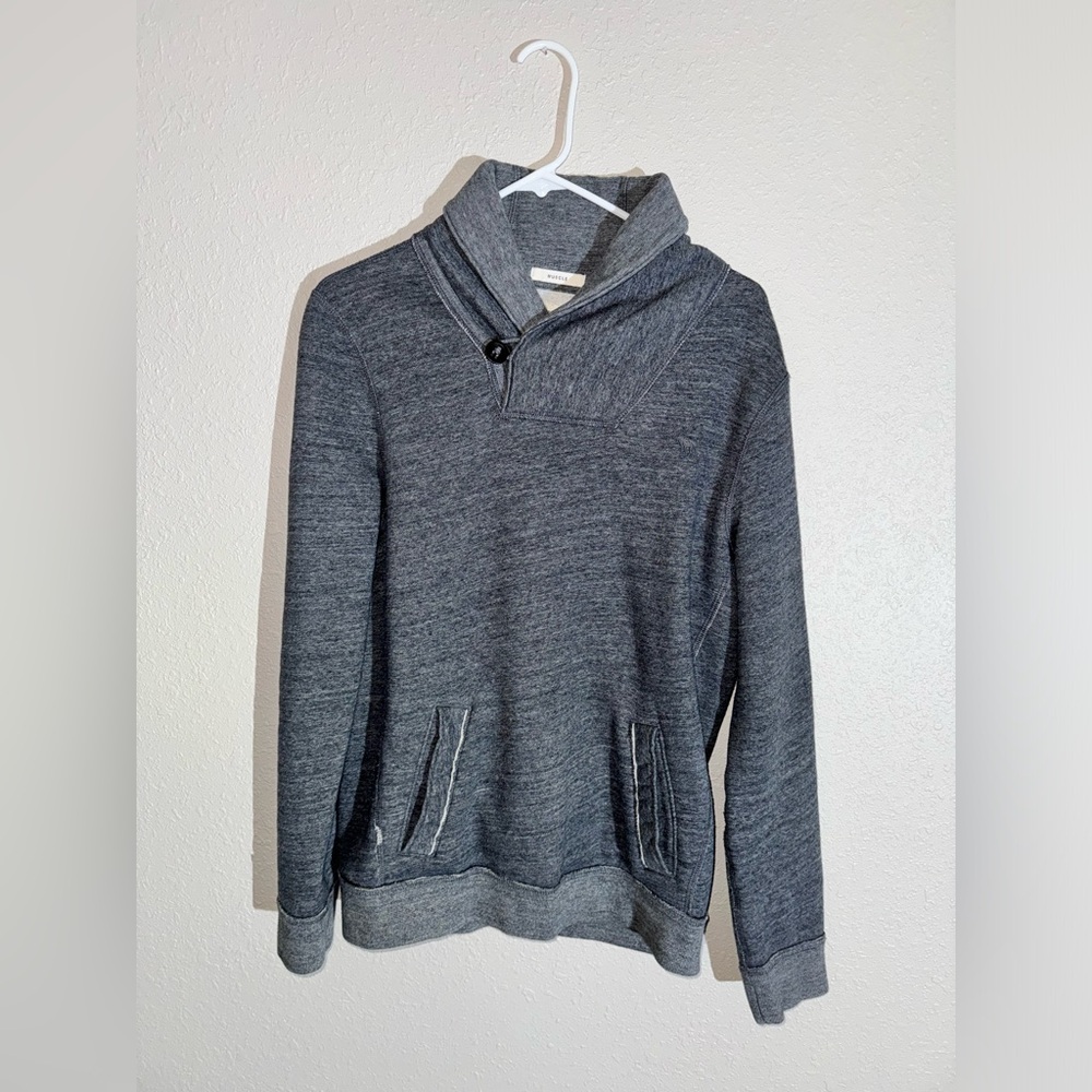 Abercrombie&Fitch Buttoned Shawl Collar Muscle Sweatshirt/Sweater - Size S/M Men
